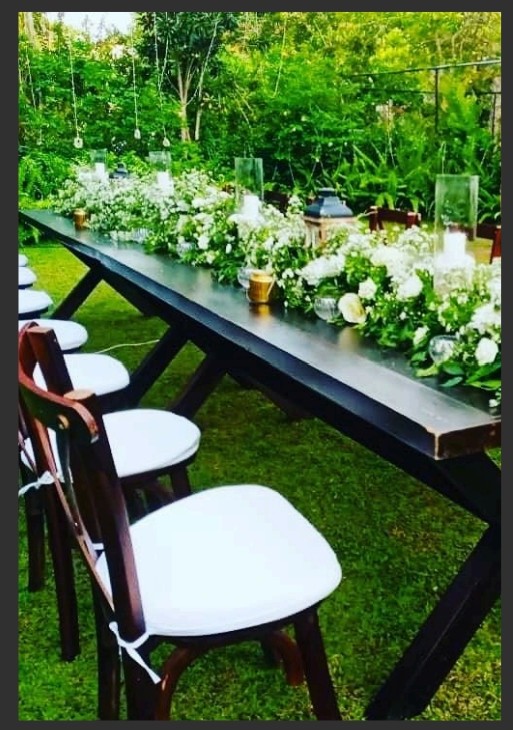 8*3 Walnut Naked Farm Table